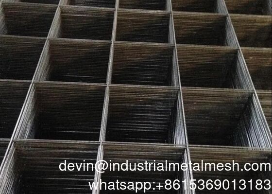 3.7mm Black Welded Wire Mesh Panel 150mm*150mm for Construction