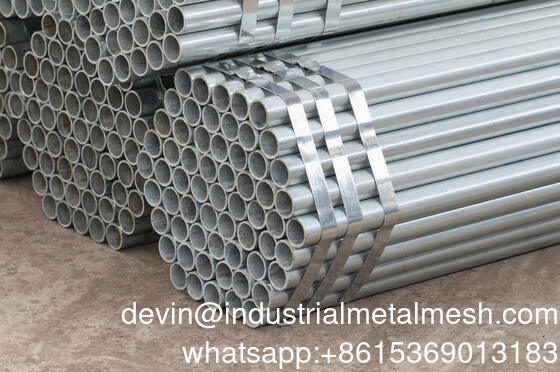 Durable SPHC Round Hot DIP Galvanized Steel Pipes for Greenhouses