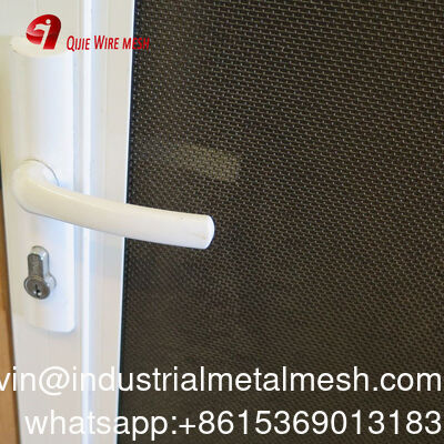 304 Black Powder-Coated Stainless Steel Security Door Window Insect Screen