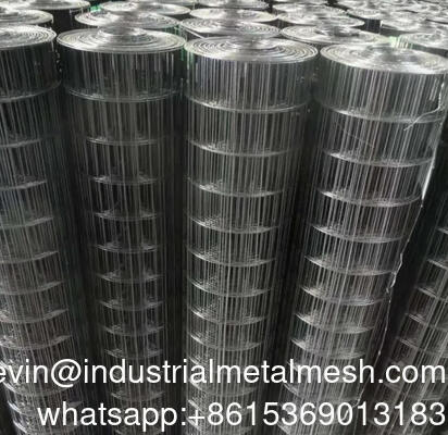Galvanized 8 Gauge 10 Gauge PVC Coated Welded Wire Mesh Roll Welded