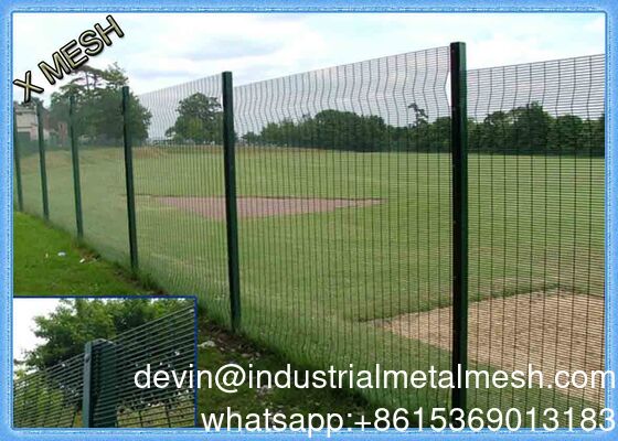 358 Metal Welded Wire Mesh Barbed Wire 3D High Security Fence PVC Outdoor Garden Security Airport Fence Panel