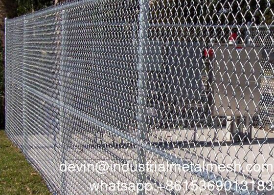 Galvanized Razor Babred Wire Diamond Wire Mesh Gates Metal PVC Chain Link Fence Post