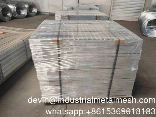 Professional Custom Road and Brid Industrial Steel Floor Grating Hot DIP Galvanized Steel Grating Stainless Steel Grating