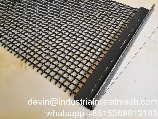High Carbon Square Crimped Woven Wire Mesh, Mining Screen Mesh for Mining