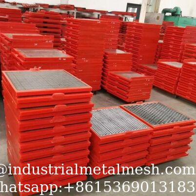 0.053mm Aperture Size of Polyurethane Fine Screen Mesh for Quartz Sand