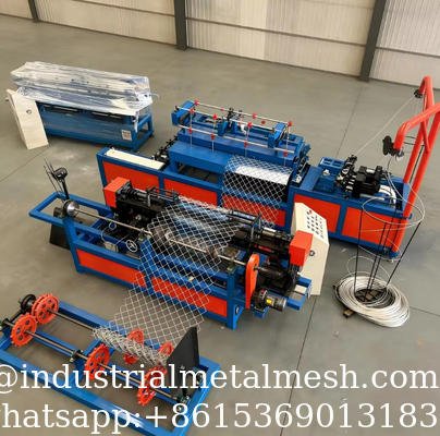 Fully Automatic Galvanized High Tensile Steel Wire Winding Net Production Line