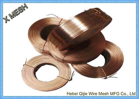 Galvanized Flat Stitching Wire Copper Binding Wire 2.5 Kgs / Coil Weight