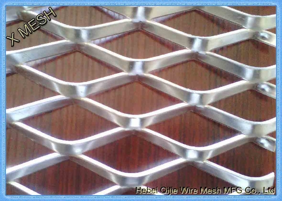 Decorative Expanded Metal Wire Mesh Panel / Metal Mesh Fencing 48&quot; X 96&quot; Size