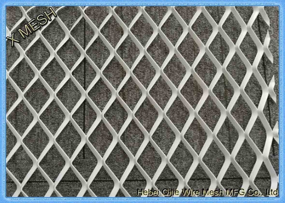 Flattened Expanded Metal Mesh AISI304 And AISI316 Stainless Steel Stretched Sheet Decorative Mesh