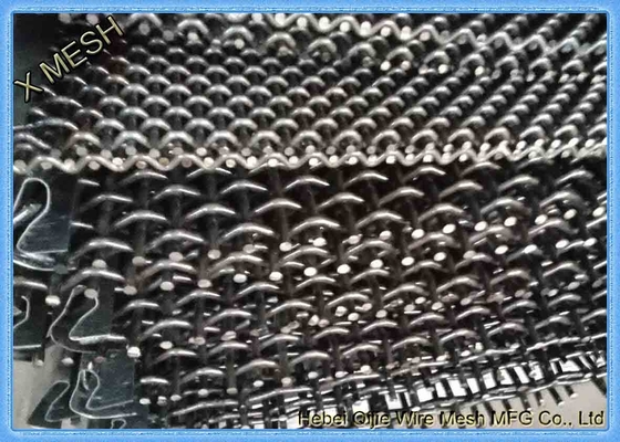 65 Mn Woven Lock Crimped Self Cleaning Screen Mesh 1.5mx1.95m Size
