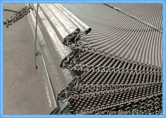 45# , 65mn Woven Wire Screen Mesh For Stone Vibrating Shot Blast Cleaning Surface Treatment