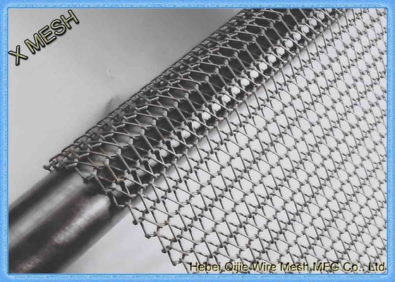 High Strength Sprocket Chain Link Conveyor Belt Plain Weave Oxidation Resistance