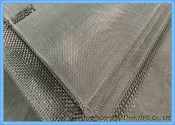 Crimped SS304 316 Stainless Steel Metal Woven Screen Filter Wire Mesh Square Hole Shape