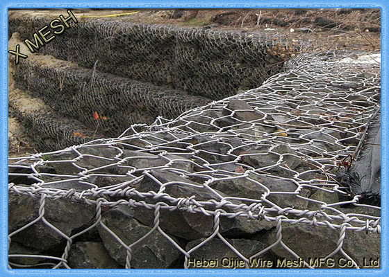 ASTM A975 Standard Hot Dipped Galvanized  Gabion Baskets For Erosion Control Projects