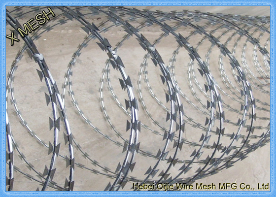 Stainless Steel Cbt-60 Crossed Razor Wire Security Fence with Clips