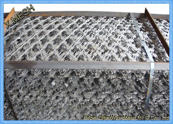 Welded Galvanized Concertina Razor Barbed Wire Fencing With Loops