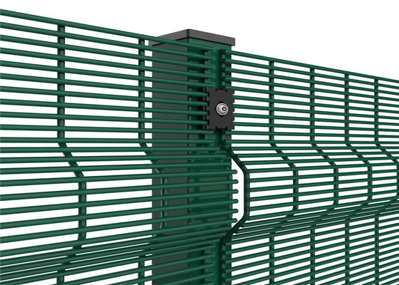 358 Anti - Climb High Security Welded Wire Mesh Fence Galvanized And Powder Coating