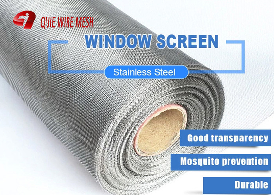 11 Mesh * 0.8mm Wire Security Fly Screen Mesh For Aluminum Window Screening