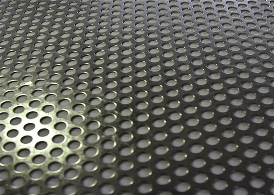 Galvanized Round Hole Perforated Sheet Metal Panels For Construction And Decoration