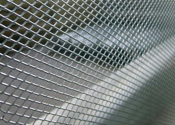 Industrial Flattened Expanded Metal Mesh 1/4&quot; #20 Security Screen Flat Sheet