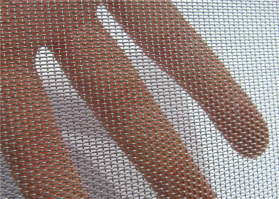 Silver 304 316 Square Wire Mesh , Stainless Woven Mesh Use For Filters