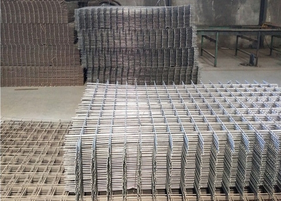 Reinforcement Concrete Metal Welded Mesh Panel Rebar Black For 5-16mm