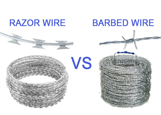 OEM Cross Iron 45cm 0.5mm Concertina Razor Wire