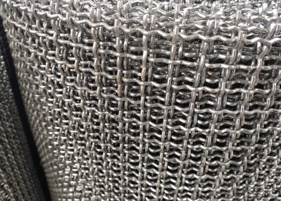 1/2" X 1/2" Metal Pre - Aluminum Crimped Wire Mesh High Carbon Steel Plain Weaving