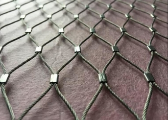 1.5mm Wire Stainless Steel Wire Rope Mesh with Customized Length and Easily Assembled Ferrule Rope Mesh