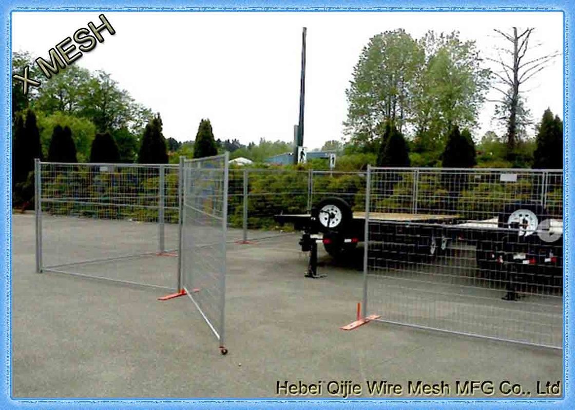 Canada 6FT*9.5FT Temp Security Fencing , Durable Temporary Fence Panel