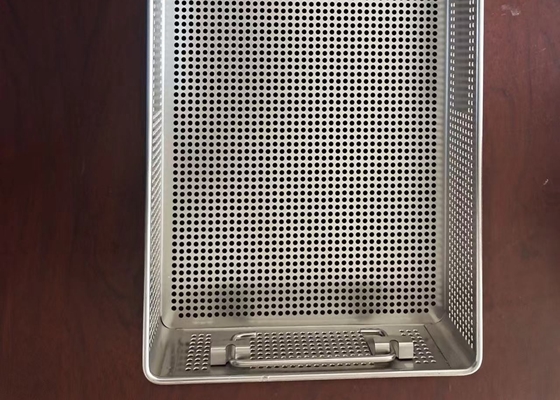 304 Perforated Filter 0.5mm Stainless Steel Mesh Basket Lightweight