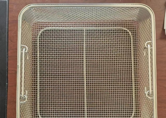 304 Perforated Filter 0.5mm Stainless Steel Mesh Basket Lightweight