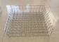 Silver 0.5mm Stainless Steel Wire Mesh Tray Sterilizing Corrosion Resistant