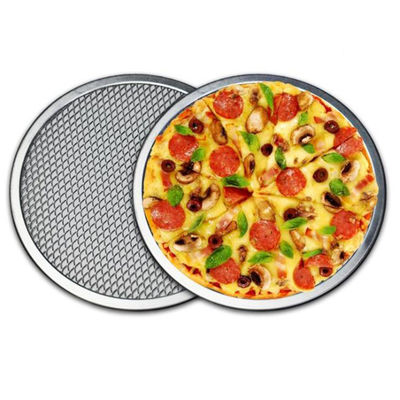 7 / 12 / 13 / 15 / 20 Inch Wire Mesh Pizza Pan Aluminum Alloy Thicken
