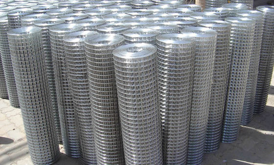 1/4x1/4 Inch 1/2x1/2 Inch 2x2 Inch Galvanized Welded Wire Mesh Rolls 4.0mm