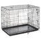 Breathable Large Metal Folding Metal Dog Crate With Gate