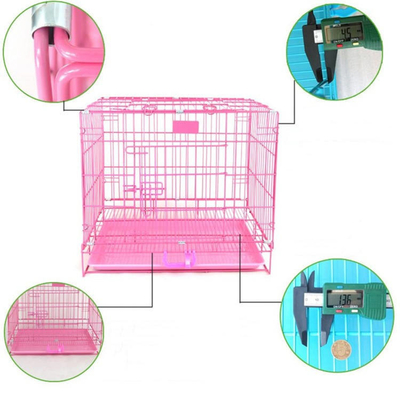 Stainless Steel Collapsible Dog Cage For Large Medium And Small Pet