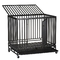 Metal Folding Foldable Pet Dog House With Removable Tray