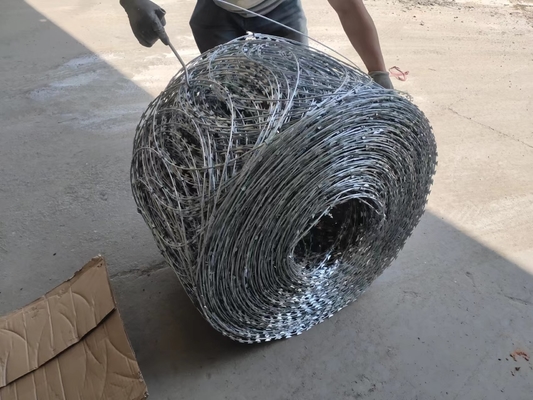 Galvanized Security Fencing Concertina Price Razor Barbed Wire