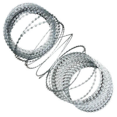 Chinese Factory Single Razor Wire Galvanized Concertina Razor Barbed Wire And Fencing For Prison And Airport