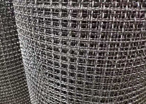 Crimped Woven Wire Mesh Stainless Steel Galvanized Plain Weave Mesh