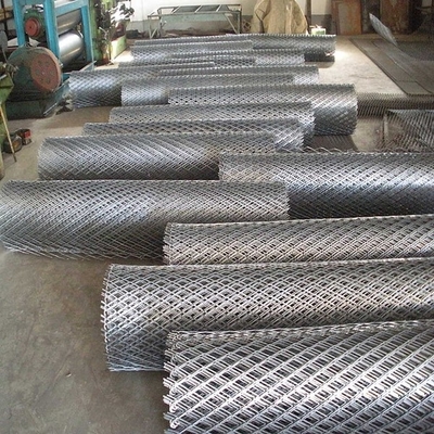 Protective Stainless Steel Expanded Metal Mesh Perforated Plain Weave