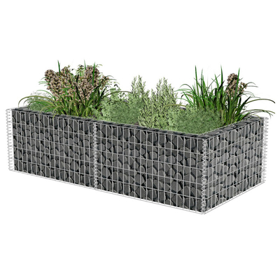 Construction 5mm Hot Dipped Galvanized Welded Gabion Baskets 50x50mm