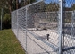 Galvanized Hole Cyclone 60x60 50ft Pvc Coated Chain Link Fencing High 1.8m