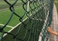 PVC Metal Steel Garden Chain Link Temporary Steel Wire Mesh Fence For Building