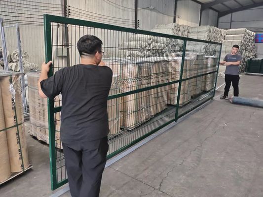 Anti Climb PVC Coated Wire Mesh Fence 1530mm 1830mm 2030mm For Multi Color