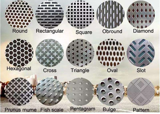 Filtration Decorative 304 Stainless Steel Perforated Metal Mesh