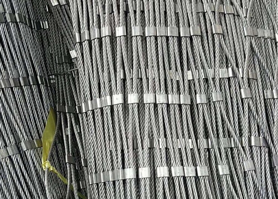 1.5mm Thickness SS 316 Wire Rope Fence Stainless Steel Rope Mesh For Zoo