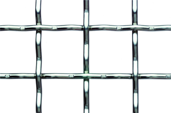 Crimped Stainless Steel Woven Wire Mesh , Stainless Steel Wire Mesh Sheets