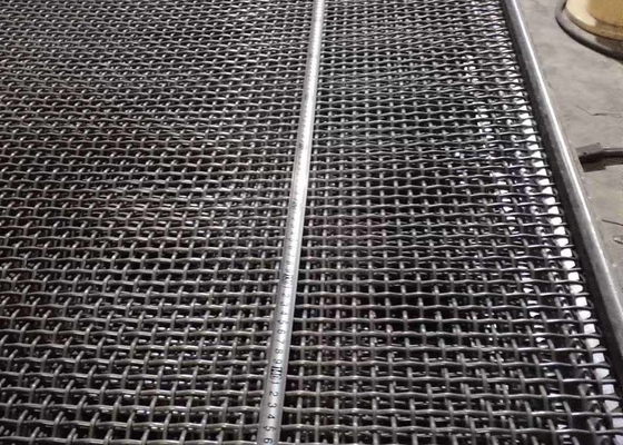 1.98X30m 65mn Steel Vibrating Drum Screen Mesh Roll Price